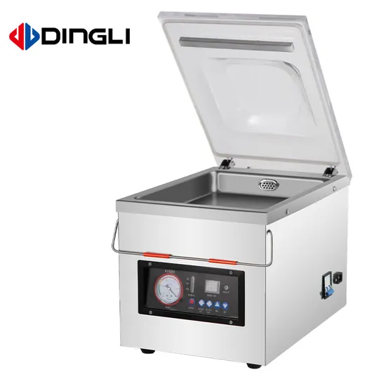 Dingli Household Vacuum Heat Sealer Packing Commercial Dzb-260 Vacuum Packaging Machine